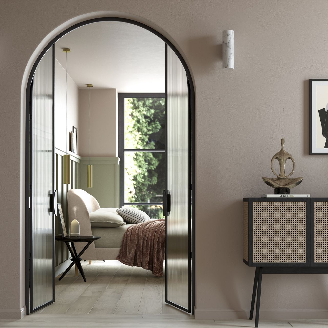 Feather &amp; Black Cambourne Bed