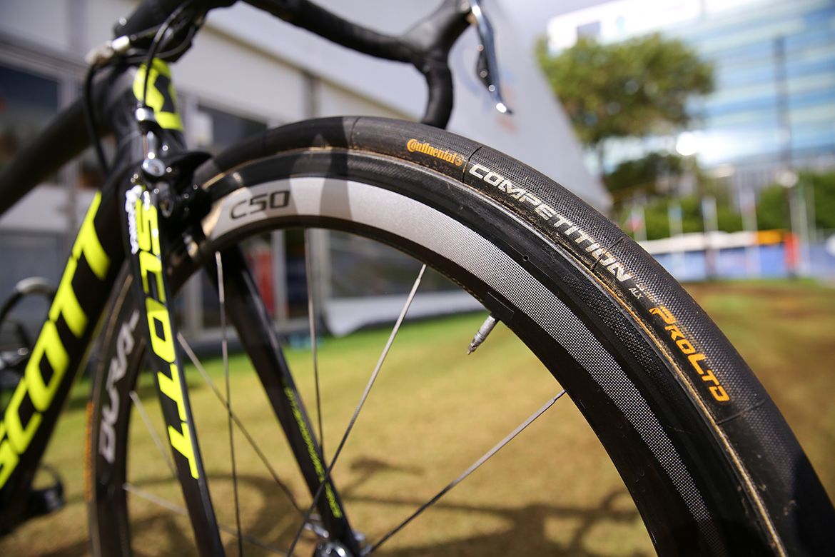 Another team running Continental Competition Pro's