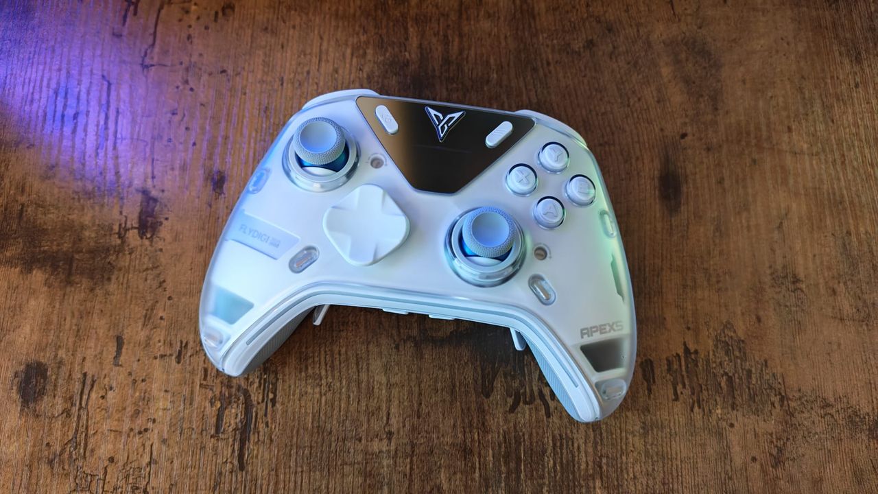 The Flydigi Apex 5 from above
