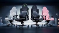 The four colorways of the new Razer Iskur V2 NewGen gaming chair, revealed at CES 2026