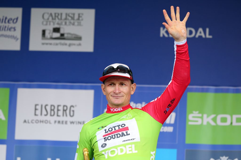 Andre Greipel in the sprint jersey