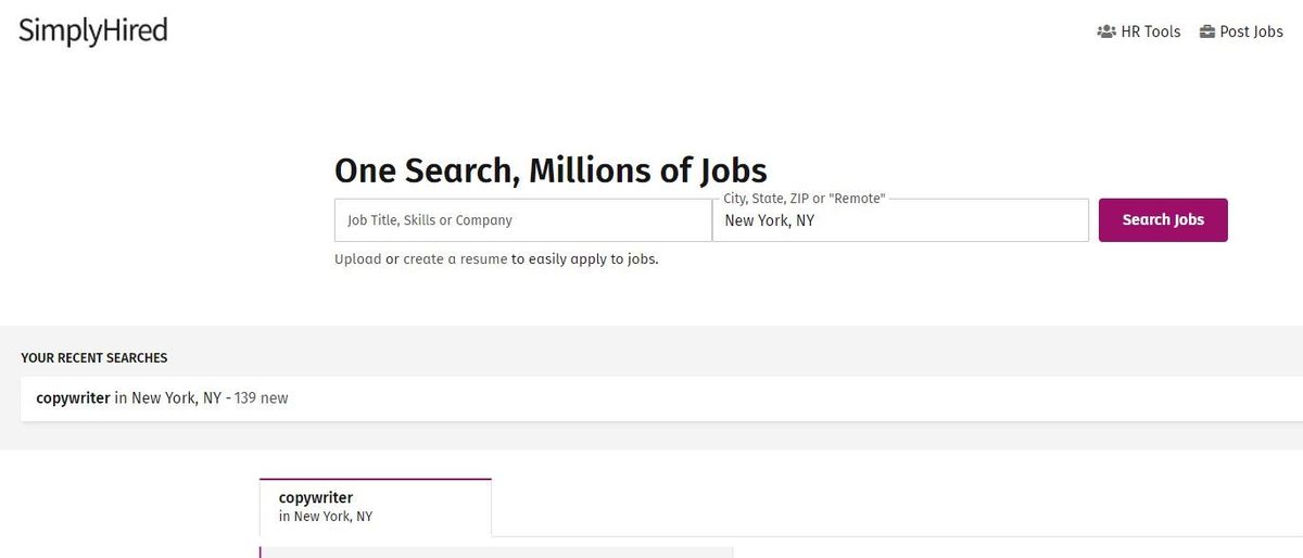 SimplyHired Review Hero