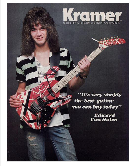 Eddie Van Halen 'Kramer Ad' guitar