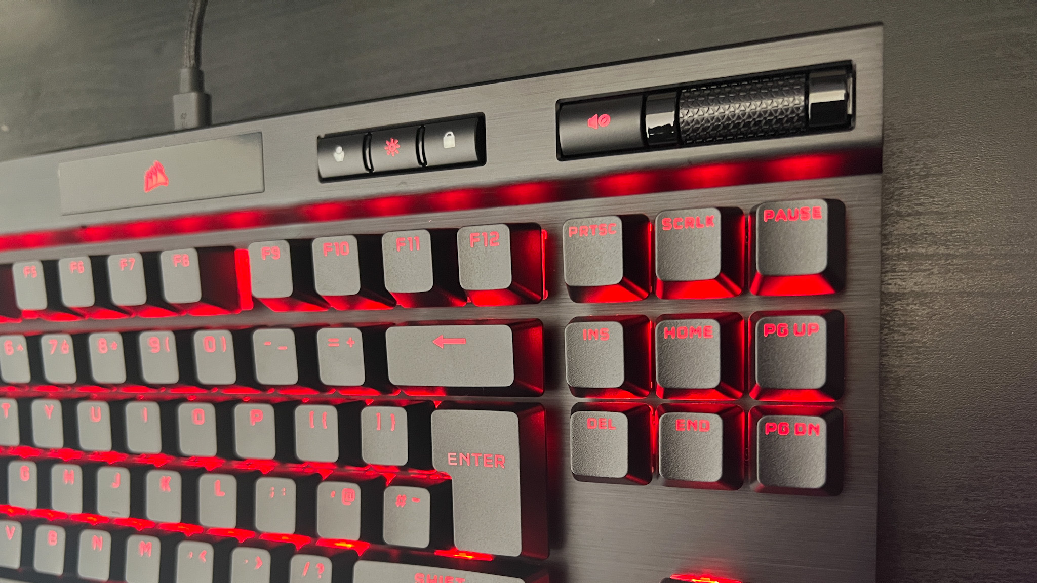 Corsair K70 TKL media keys