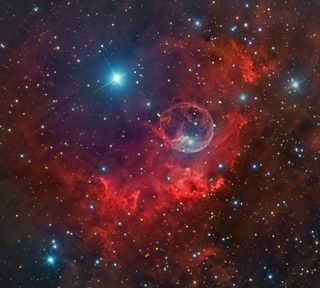 Bubble Nebula Cropped by Hancock