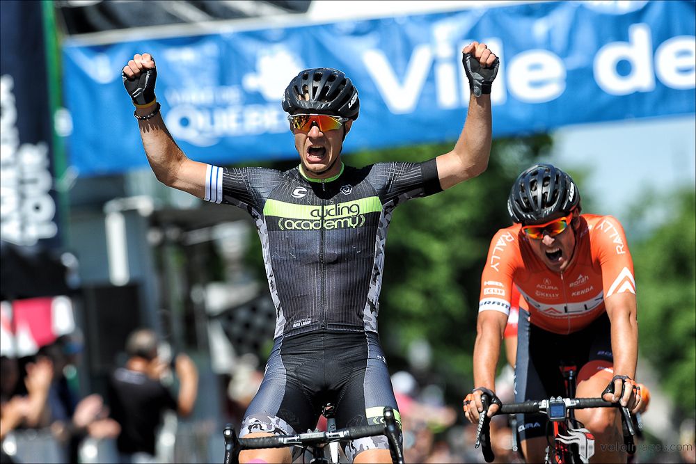 Mihkel Raim (Cycling Academy) wins stage 4 of the Tour de Beauce.