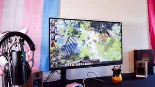 best 4K monitor LG 32UN880 UltraFine Display Ergo on a desk