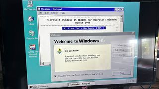 Windows 95 in a VM