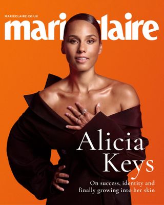 alicia keys marie claire uk cover
