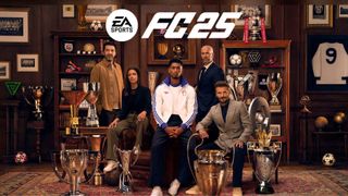 EA FC 25 Ultimate Edition cover with Jude Bellingham, Zinedine Zidane, Gianluigi Buffon, David Beckham, and Aitana Bonmatí