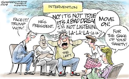 Political Cartoon U.S. Trump Democrats