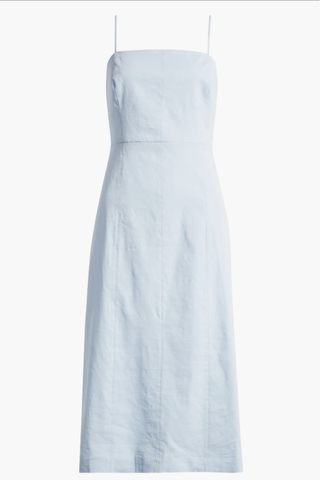 Good Strappy A-Line Linen Blend Dress