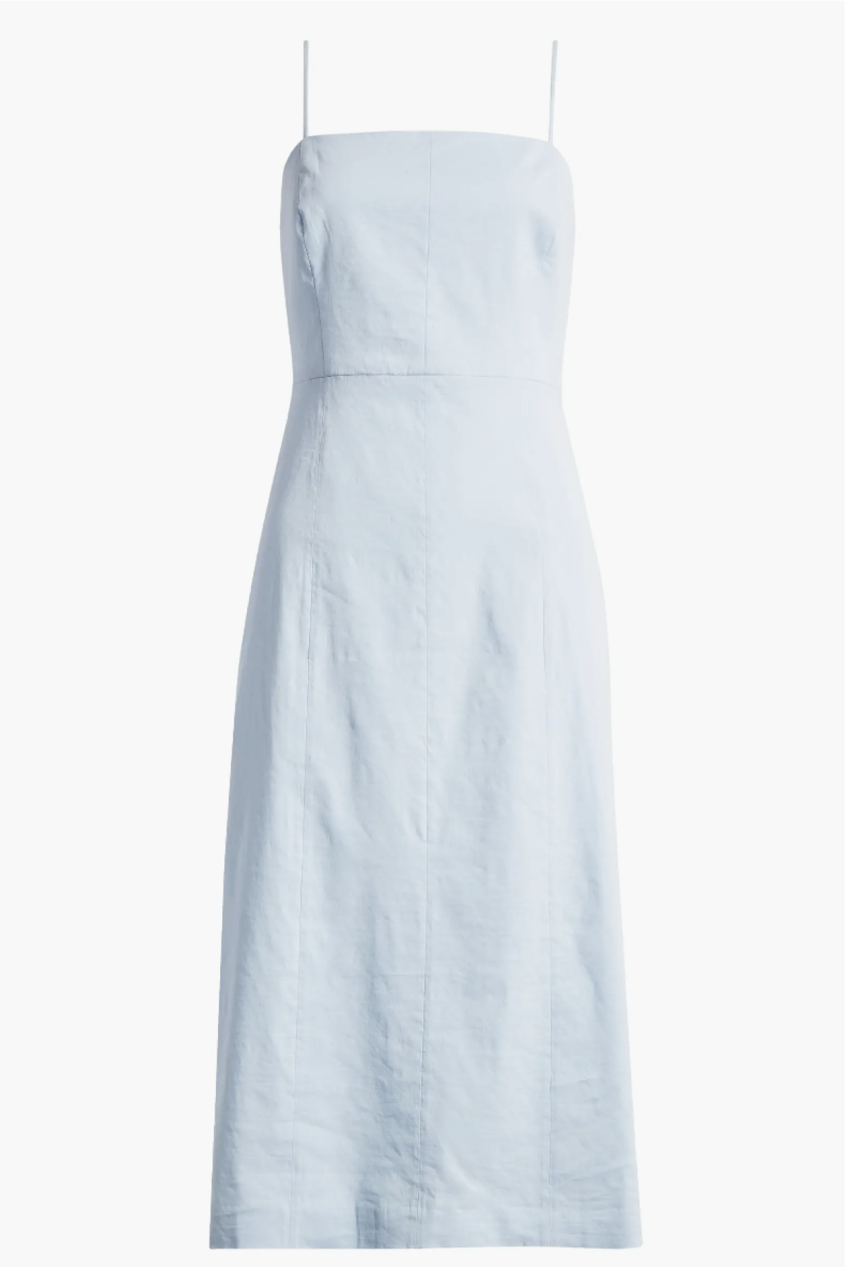 Good Strappy A-Line Linen Blend Dress