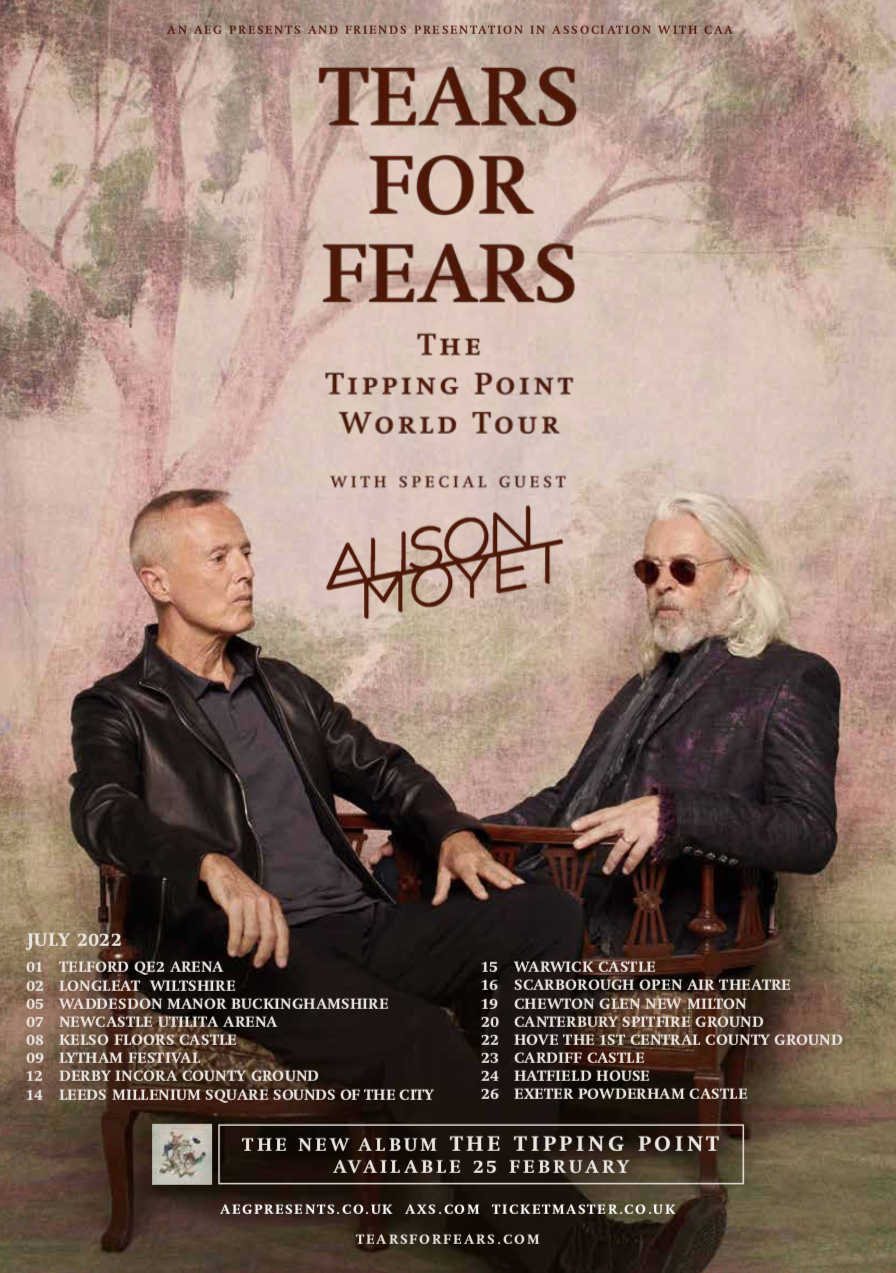 Tears For Fears announce UK tour Louder