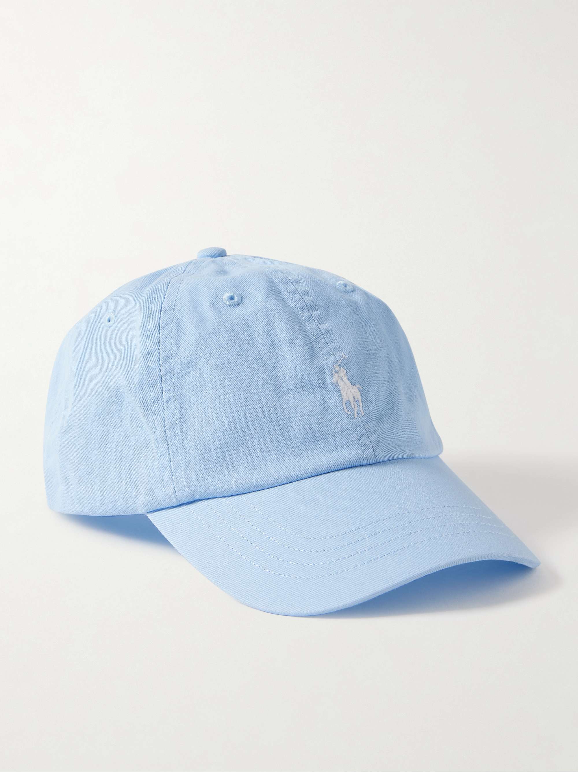 Embroidered Cotton-Twill Baseball Cap