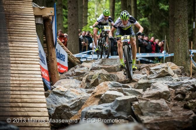 Thomas Litscher and Ondrej Cink at the Nove Mesto World Cup
