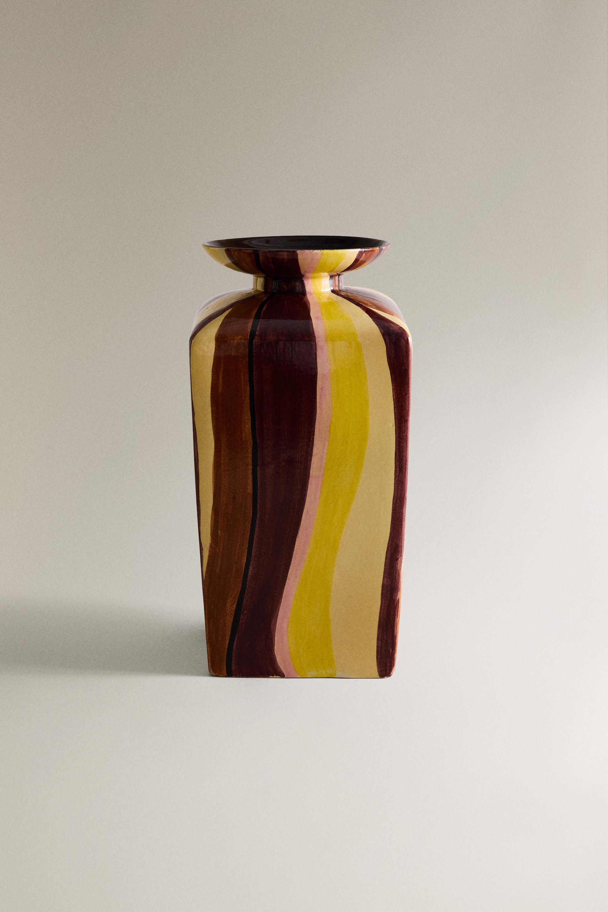 Striped Ceramic Vase X Collagerie
