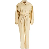 JONATHAN SIMKHAI Frankie tie-front cotton-poplin jumpsuit - £230 at The Outnet