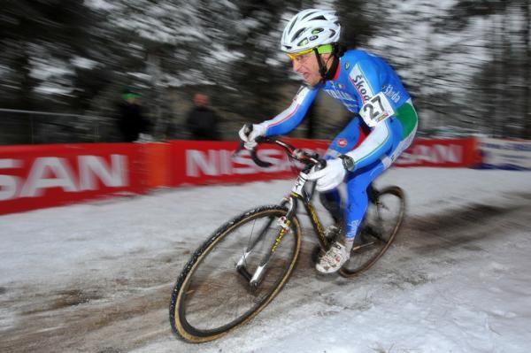 Italy's Elia Silvestri in action in Kalmthout.