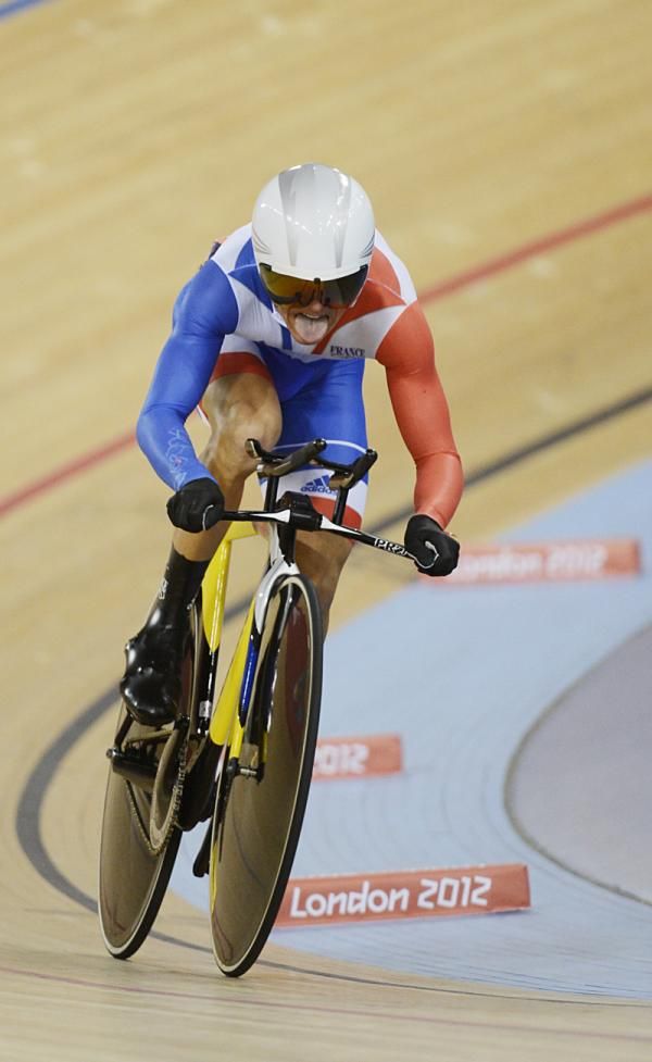 Bryan Coquard (France) finished fouth in the 1km time trial and would earn the omnium silver medal.