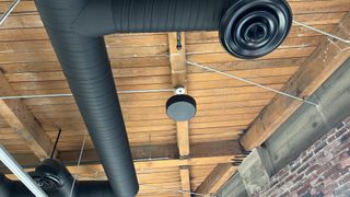 The AtlasIED sound-masking system in place in a ceiling of an office building. 