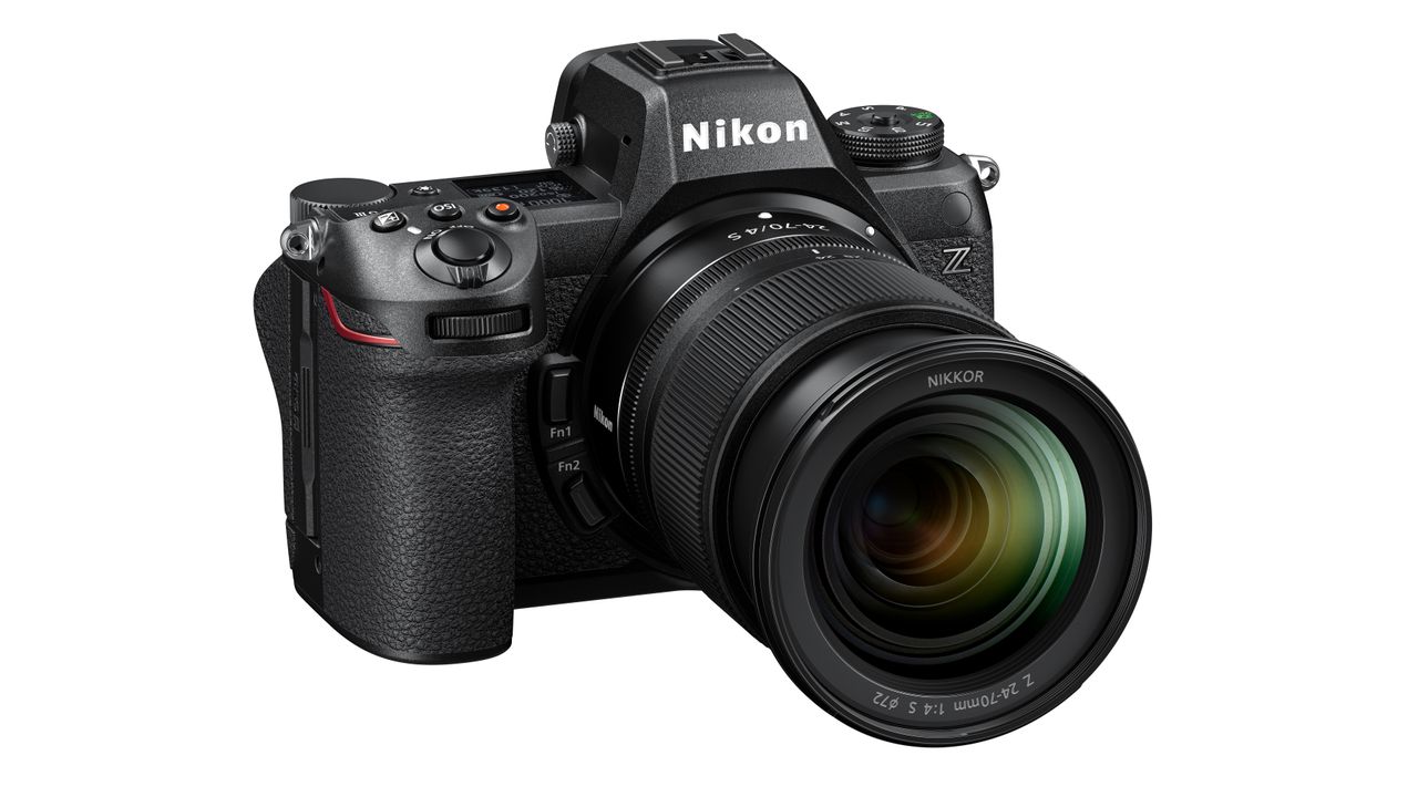 Nikon Z6 III camera product shot on a white background