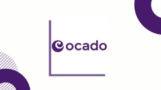 Ocado supermarket logo with decoration around it