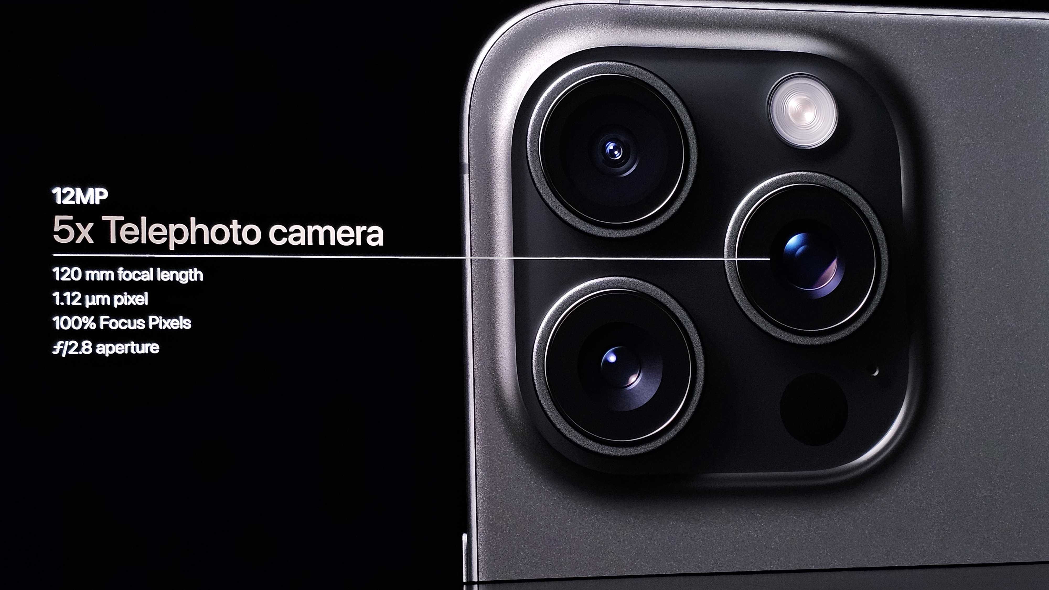 Apple Event 2023 iPhone camera