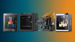 A selection of 3D printers.