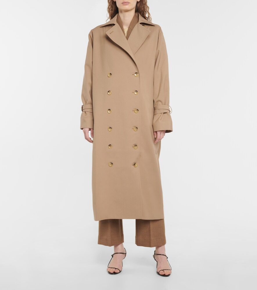 Signature Cotton-Blend Trench Coat