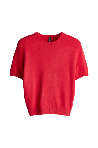 Fine-Knit T-Shirt