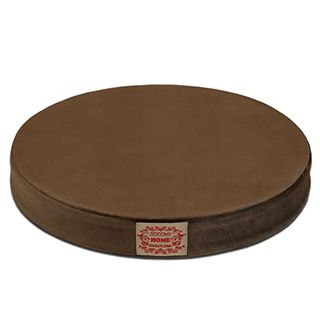 Shinnwa Chair Pad,round Memory Foam Seat Cushion Lumbar Support Pillow for Chair Brown 16