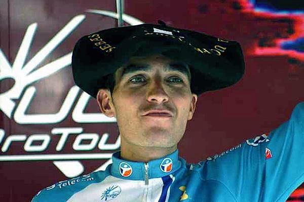 Xavier Florencio of Team Bouygues Telecom after winning the 2006 Clasica San Sebasti&aacute;n