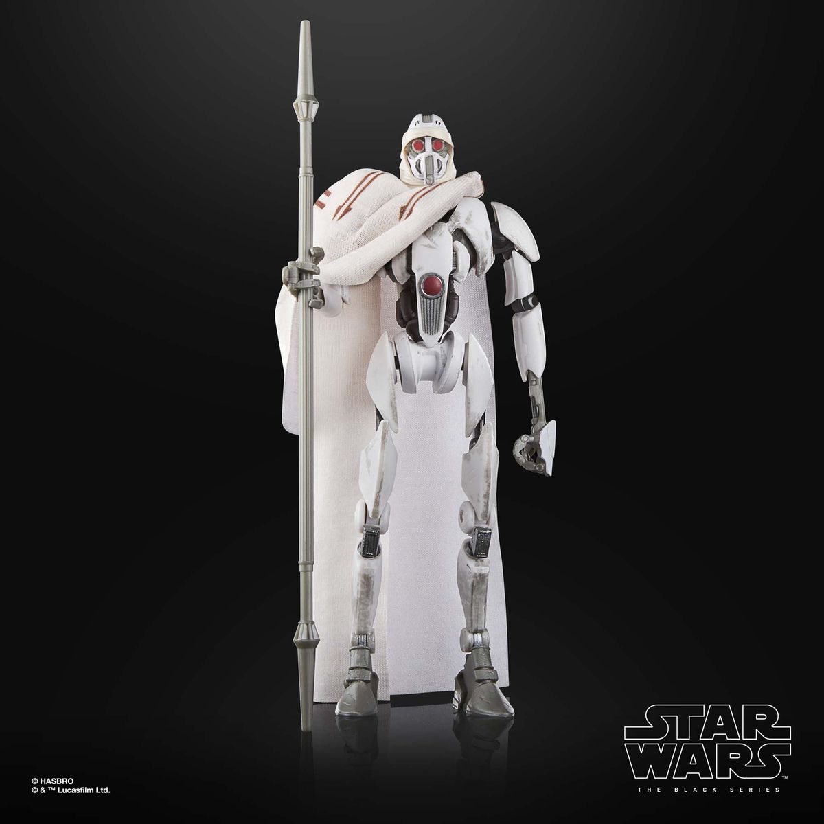 The Black Series Magnaguard action figure posed against a black background