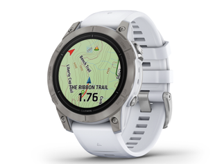 Garmin watch with map