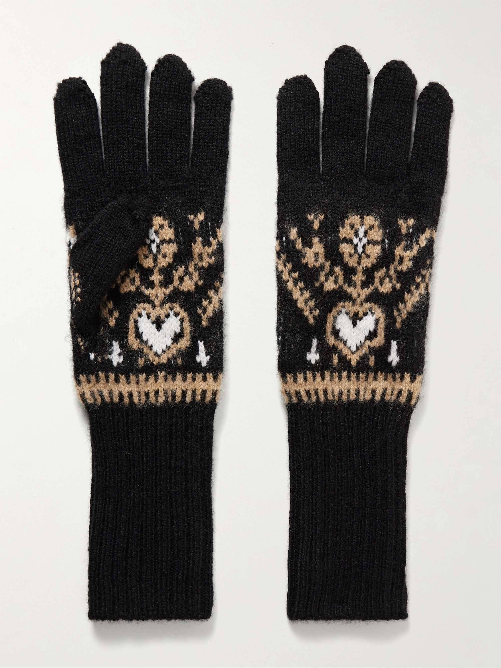 Domini Fair Isle Cashmere Gloves