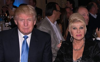 Donald Trump and Ivana Trump.