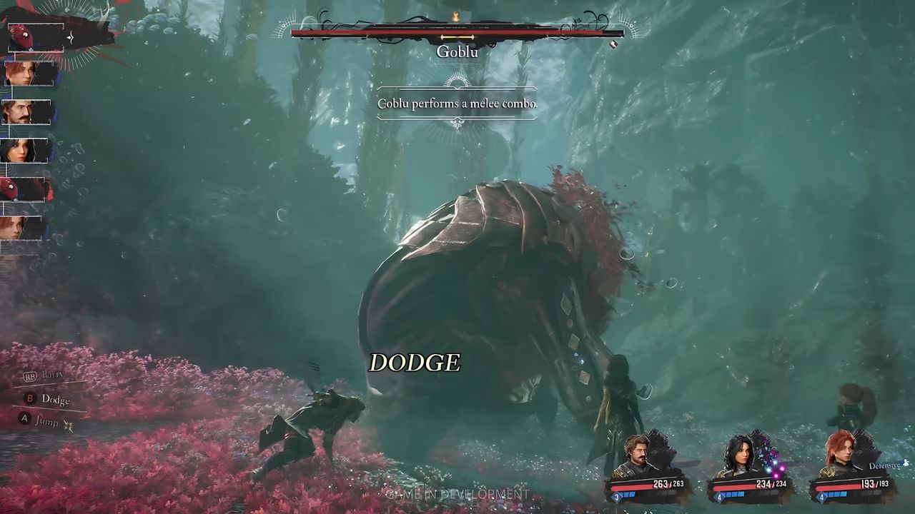 Combat shown in Expedition 33 gameplay reveal on Youtube