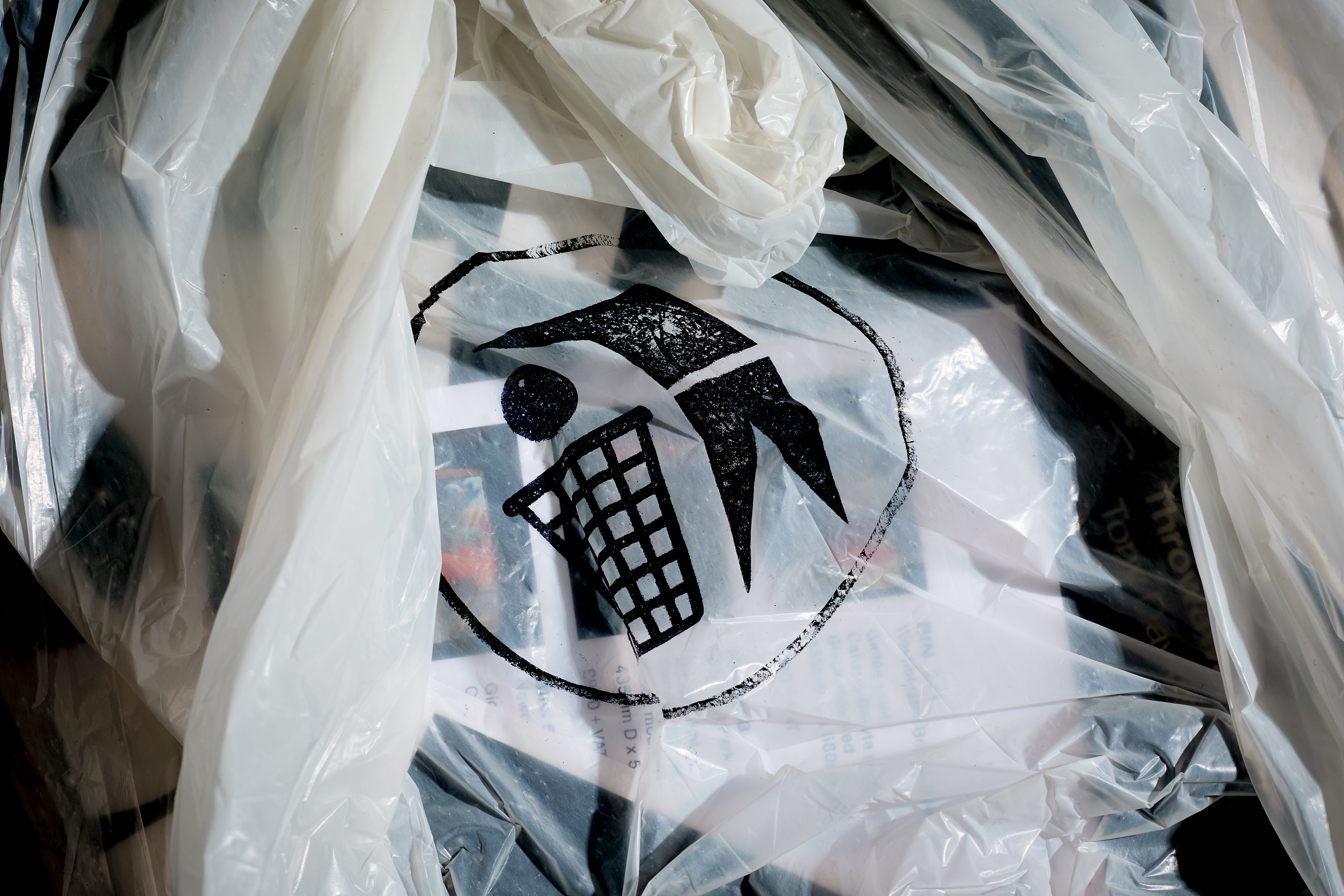 Throwaway paraphernalia from exhibition