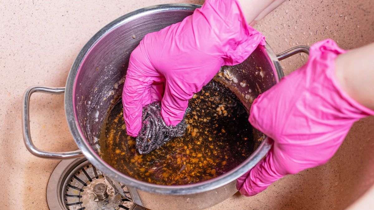 How to clean a burnt pot to make it look good as new Tom's Guide