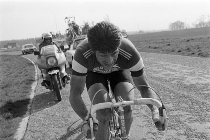 Roger De Vlaeminck on the attack in 1980