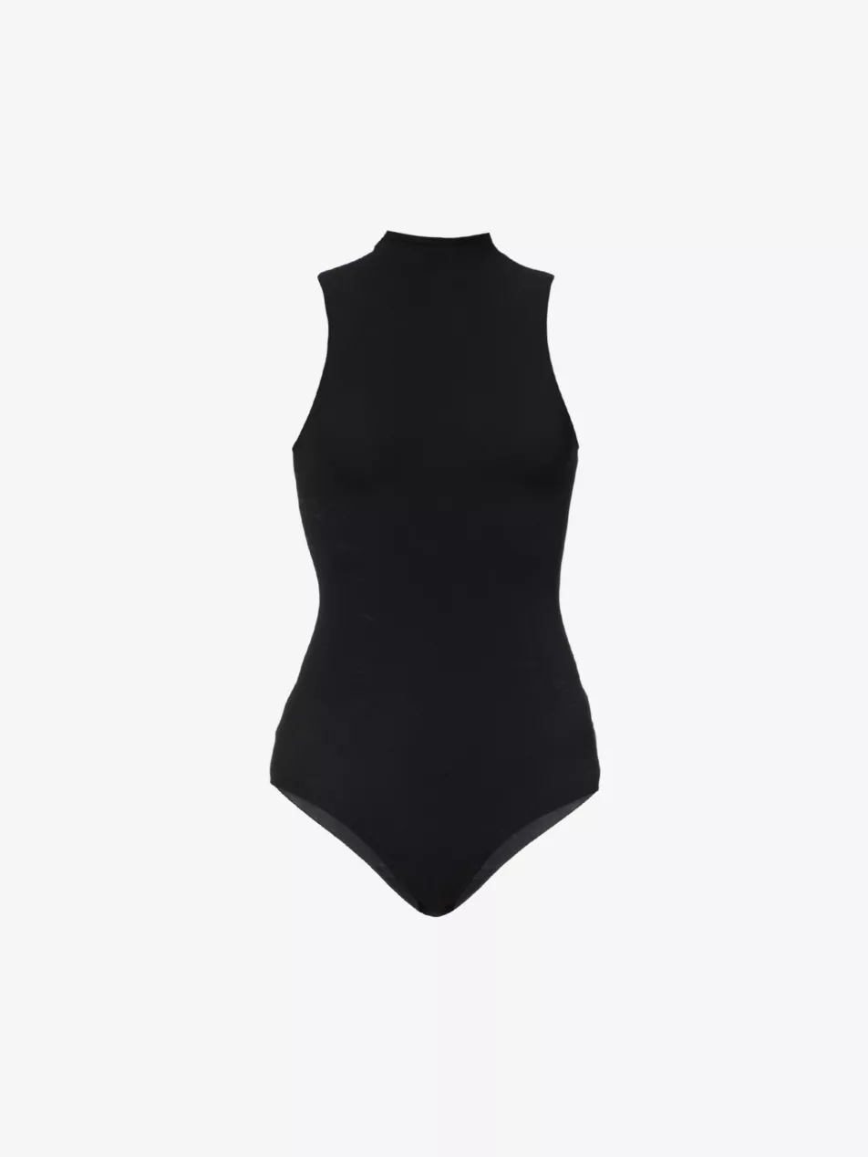 Ballet Turtleneck Stretch-Woven Body