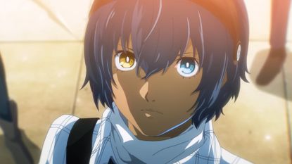 A close-up of the hero in a cutscene during the fantasy RPG, Metaphor: ReFantazio