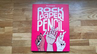 Rock Paper Pencil review; a red cover of an iPad protective cover accessory