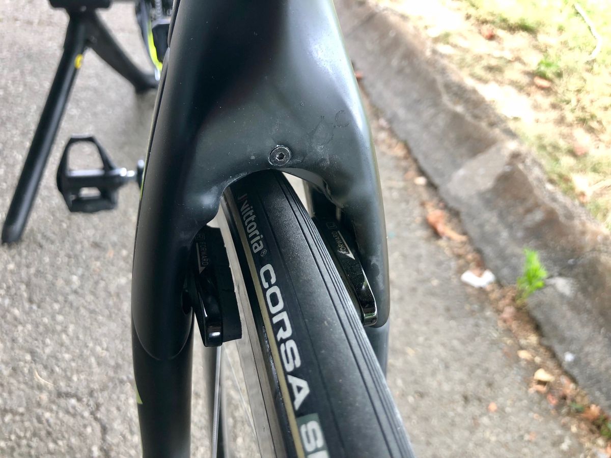 Want to adjust your front brake? It will take a minute