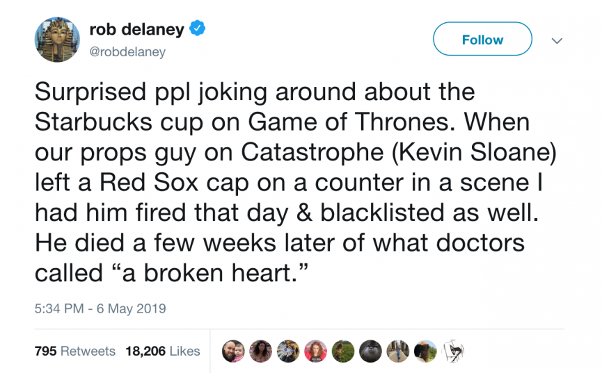 This Game of Thrones prop was distinctly out of place in Winterfell...