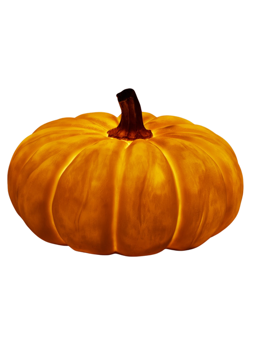 Pre-Lit Orange Pumpkin