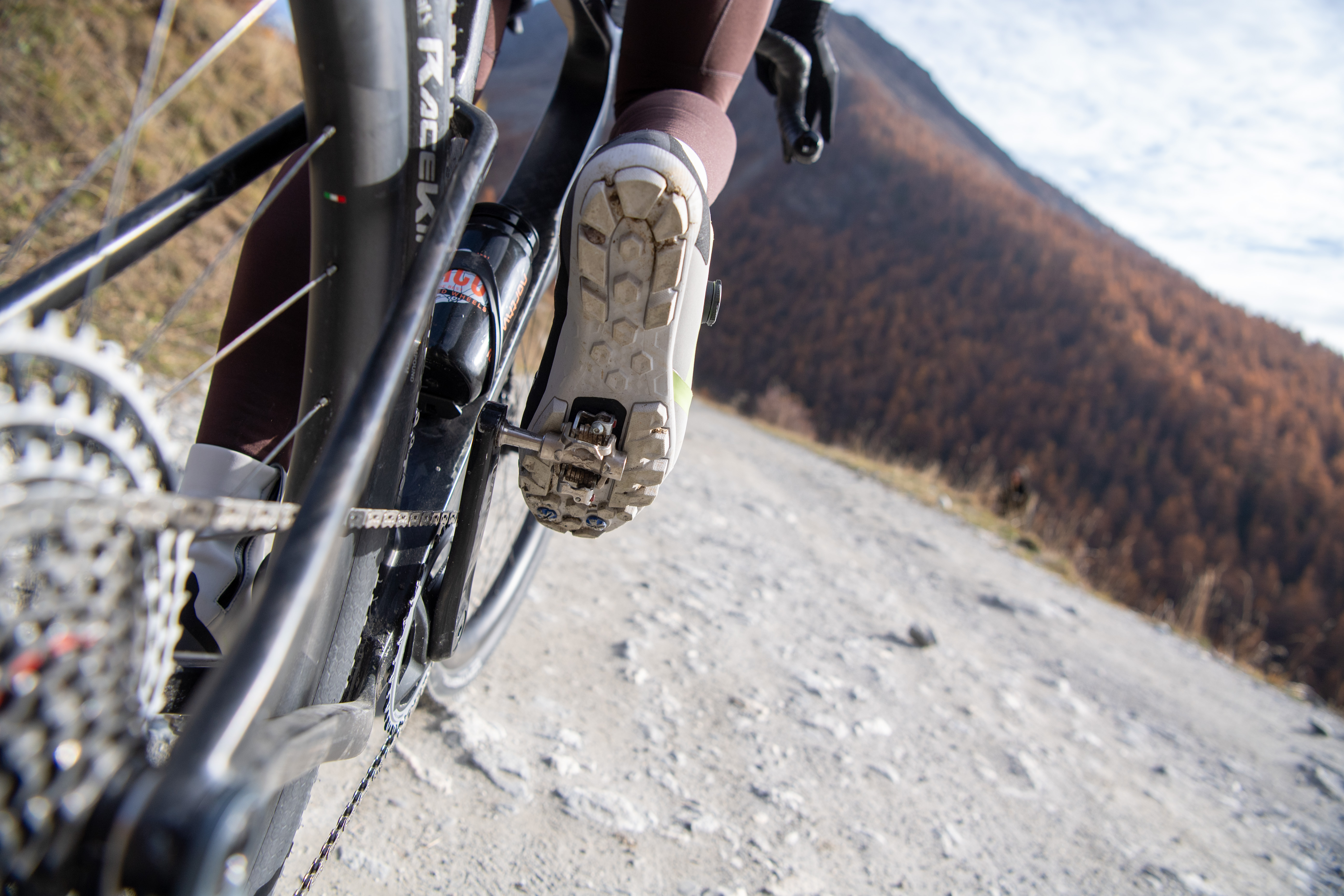 Action shot of the Northwave Celsius XT Arctic GTX shoes