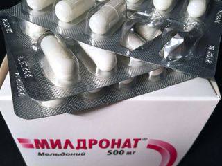 Packets of Mildronate Meldonium medication capsules are pictured in Moscow on June 9 2016 The drug manufactured in Latvia is used to treat ischaemia a lack of blood flow to parts of the body WADA moved meldonium from its monitored to prohibited list at the start of 2016 because of evidence of its use by athletes with the intention of enhancing performance AFP ALEXANDER NEMENOV Photo credit should read ALEXANDER NEMENOVAFP via Getty Images