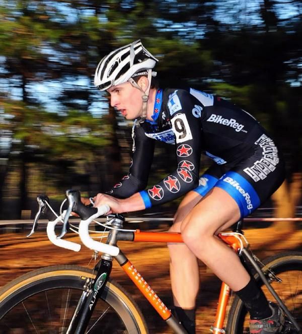 Jerome Townsend (Bikereg) on his way to winning the U-23 race.